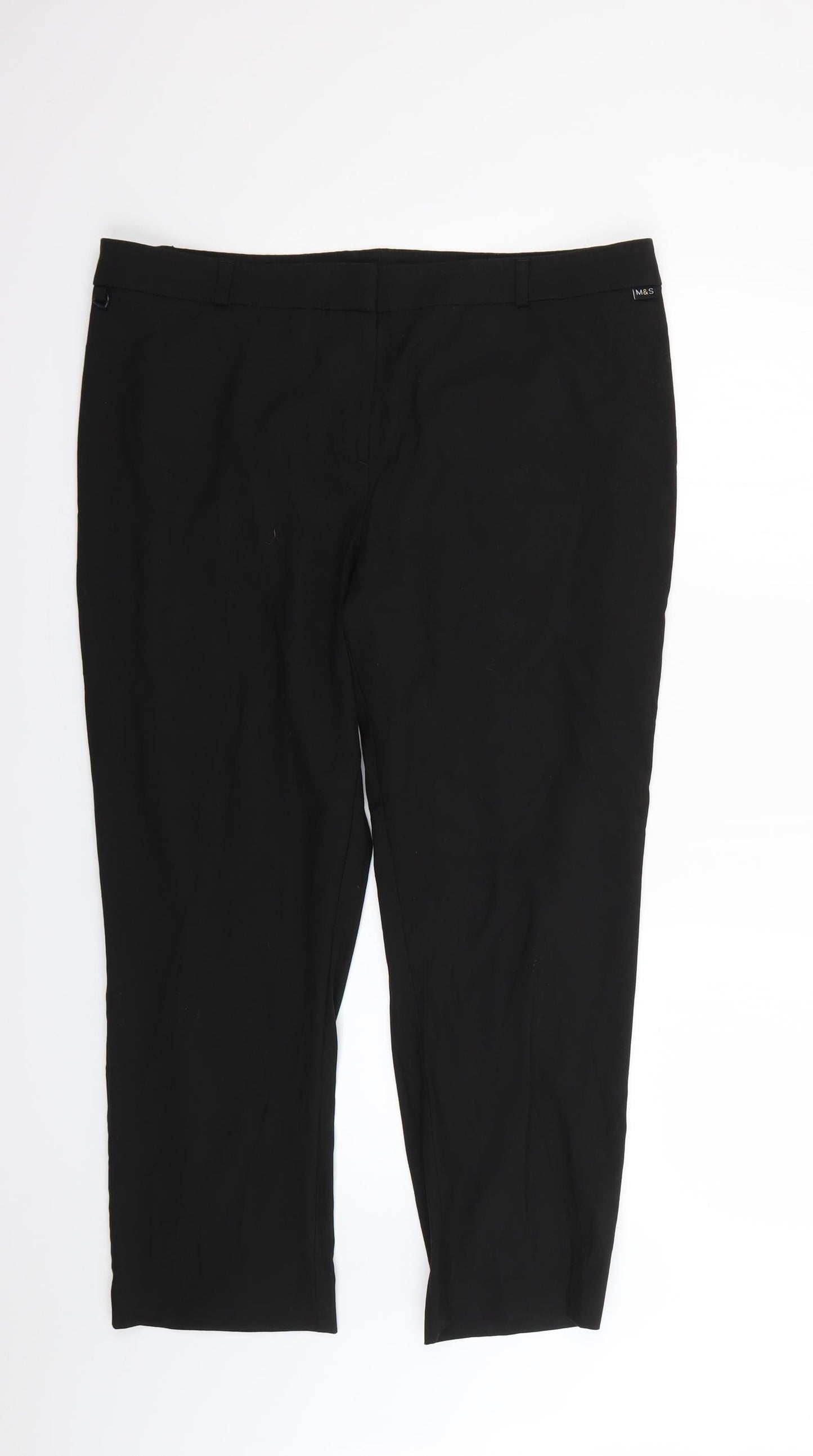 Womens UK Size 18 incorporatewear Regular Fit  Black Trousers
