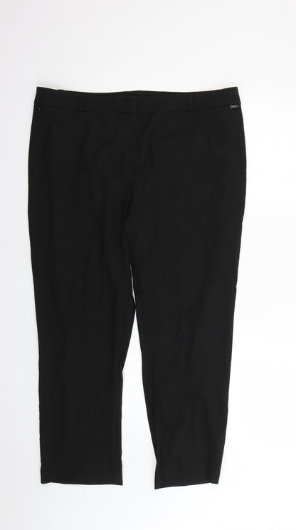 Womens UK Size 18 incorporatewear Regular Fit  Black Trousers