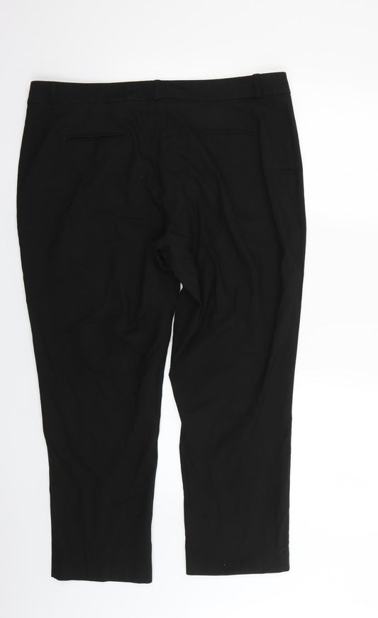Womens UK Size 18 incorporatewear Regular Fit  Black Trousers