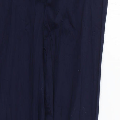 H&M Womens Blue   Trousers  Size 4 L26 in