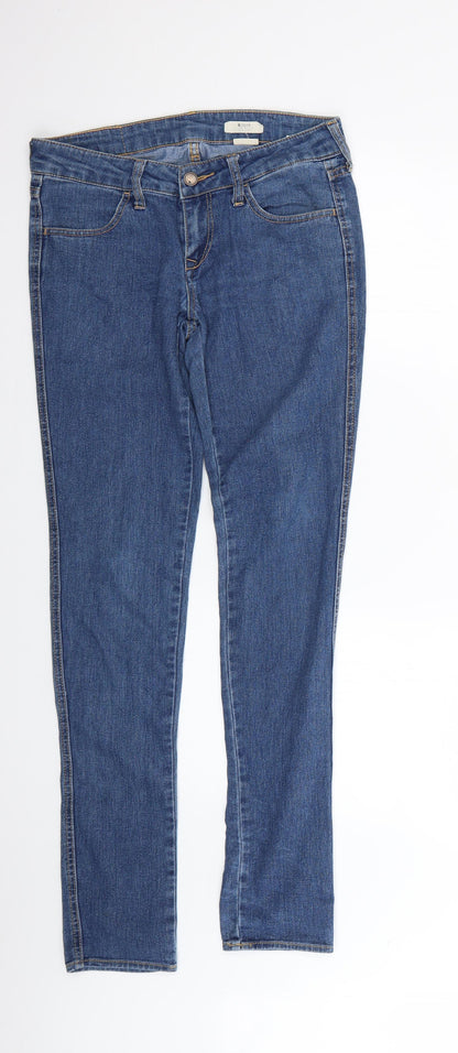 Womens UK Size 6 sqin Regular Fit Skinny Blue Jeans