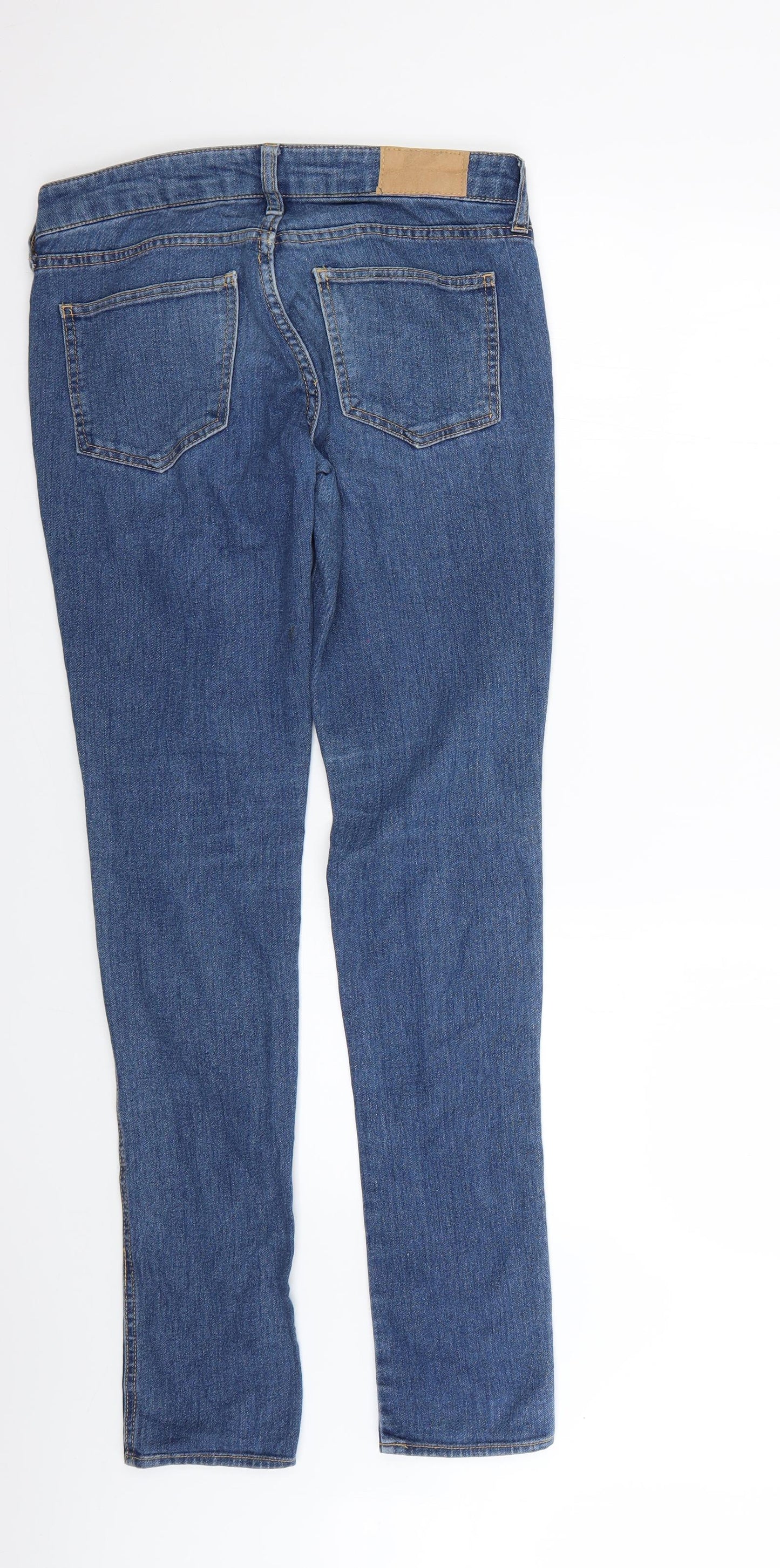 Womens UK Size 6 sqin Regular Fit Skinny Blue Jeans