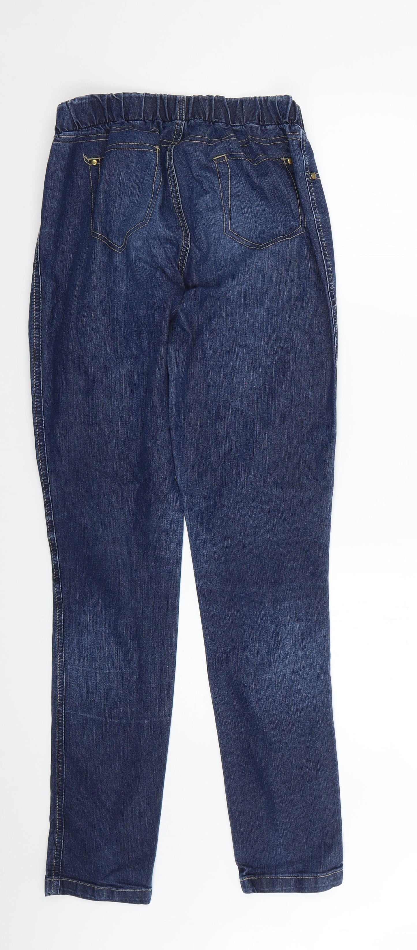 Denim & Co. Womens Blue   Skinny Jeans Size 12 L27 in