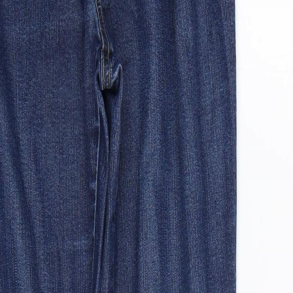 Denim & Co. Womens Blue   Skinny Jeans Size 12 L27 in