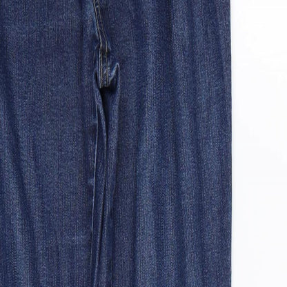 Denim & Co. Womens Blue   Skinny Jeans Size 12 L27 in
