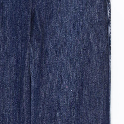 Denim & Co. Womens Blue   Skinny Jeans Size 12 L27 in