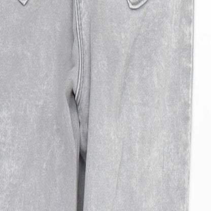 Womens UK Size 8 Preworn Regular Fit Jegging Grey Jeans