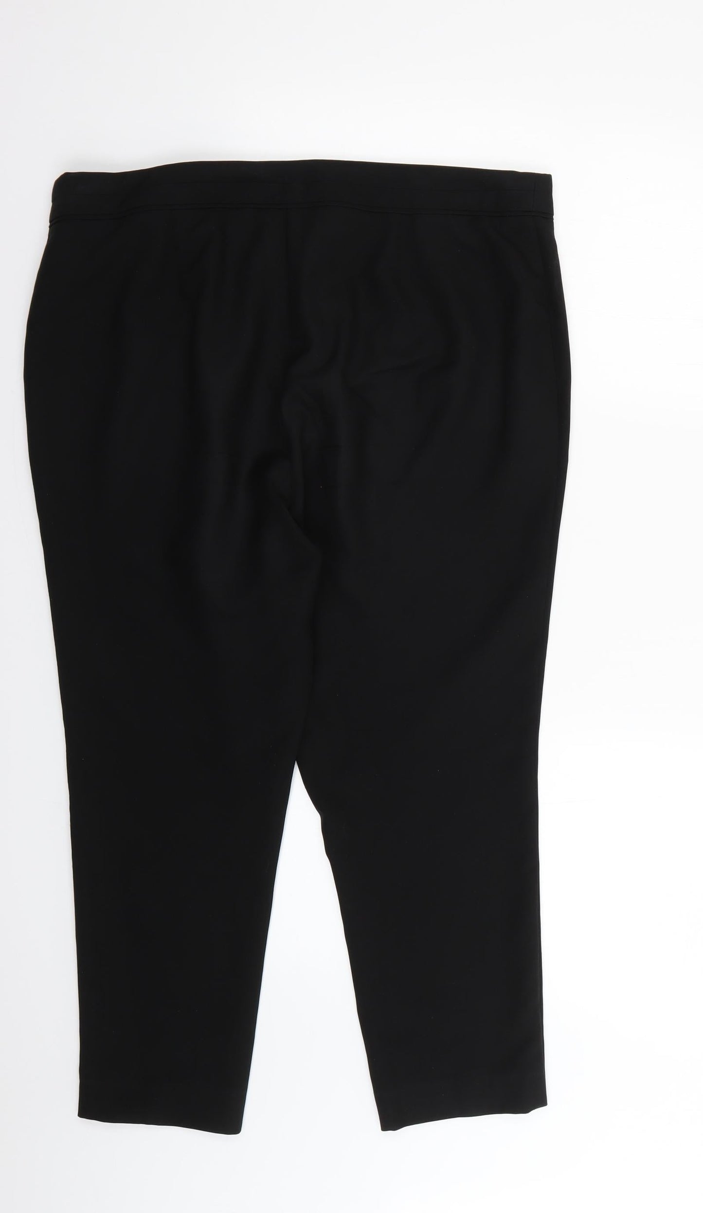 F&F Womens Black   Trousers  Size 16 L22 in