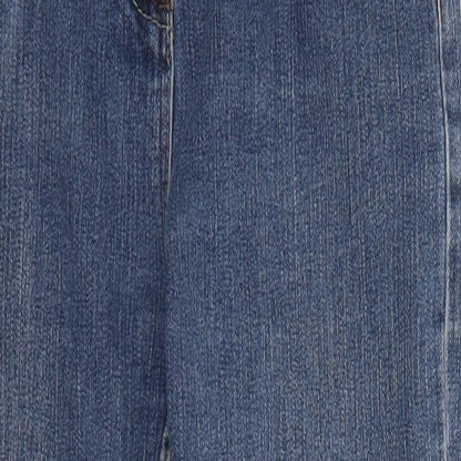 Denim & Co. Womens Black   Skinny Jeans Size 12 L27 in