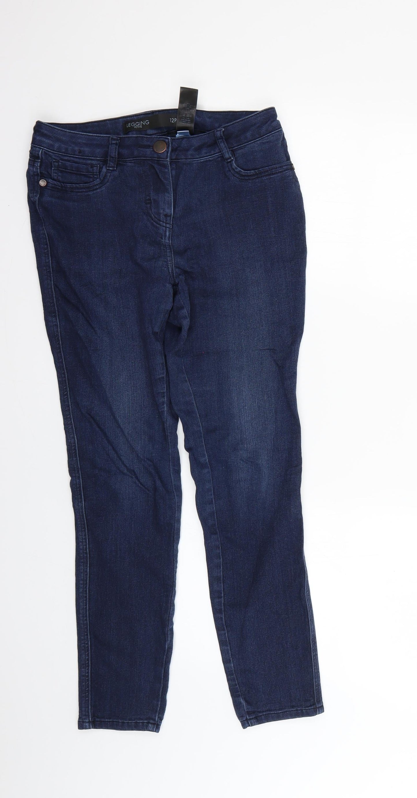 NEXT Womens Blue   Skinny Jeans Size 12 L24 in