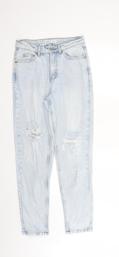 Denim & Co. Womens Blue   Skinny Jeans Size 6 L28 in