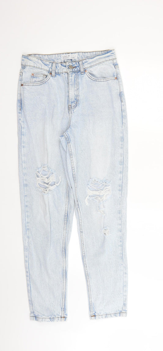 Denim & Co. Womens Blue   Skinny Jeans Size 6 L28 in