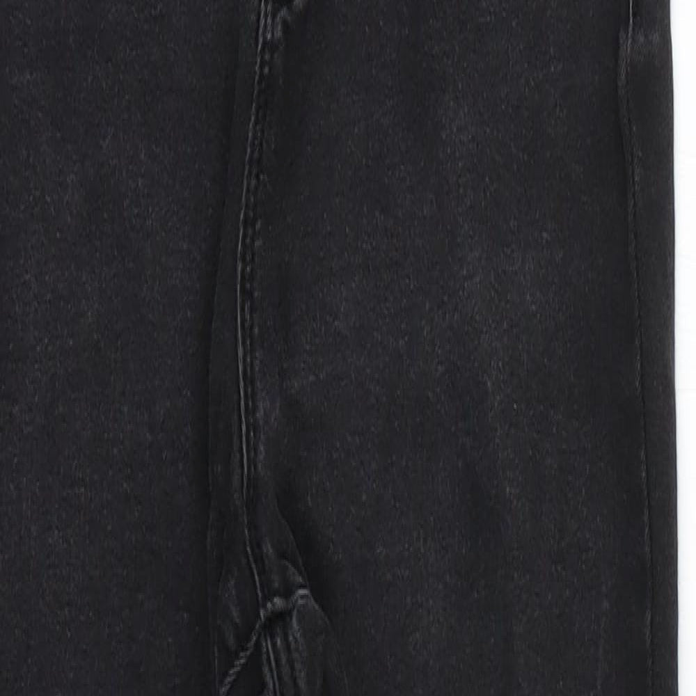 Denim & Co. Womens Black   Skinny Jeans Size 12 L29 in