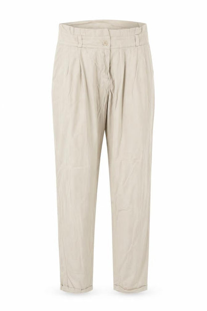 Womens UK Size M Preworn Regular Fit  Beige Trousers