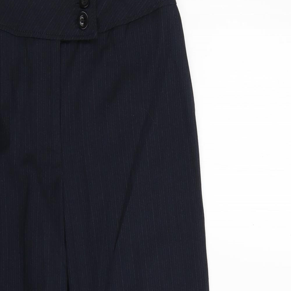 Womens UK Size 10 NEXT Regular Fit  Blue Trousers