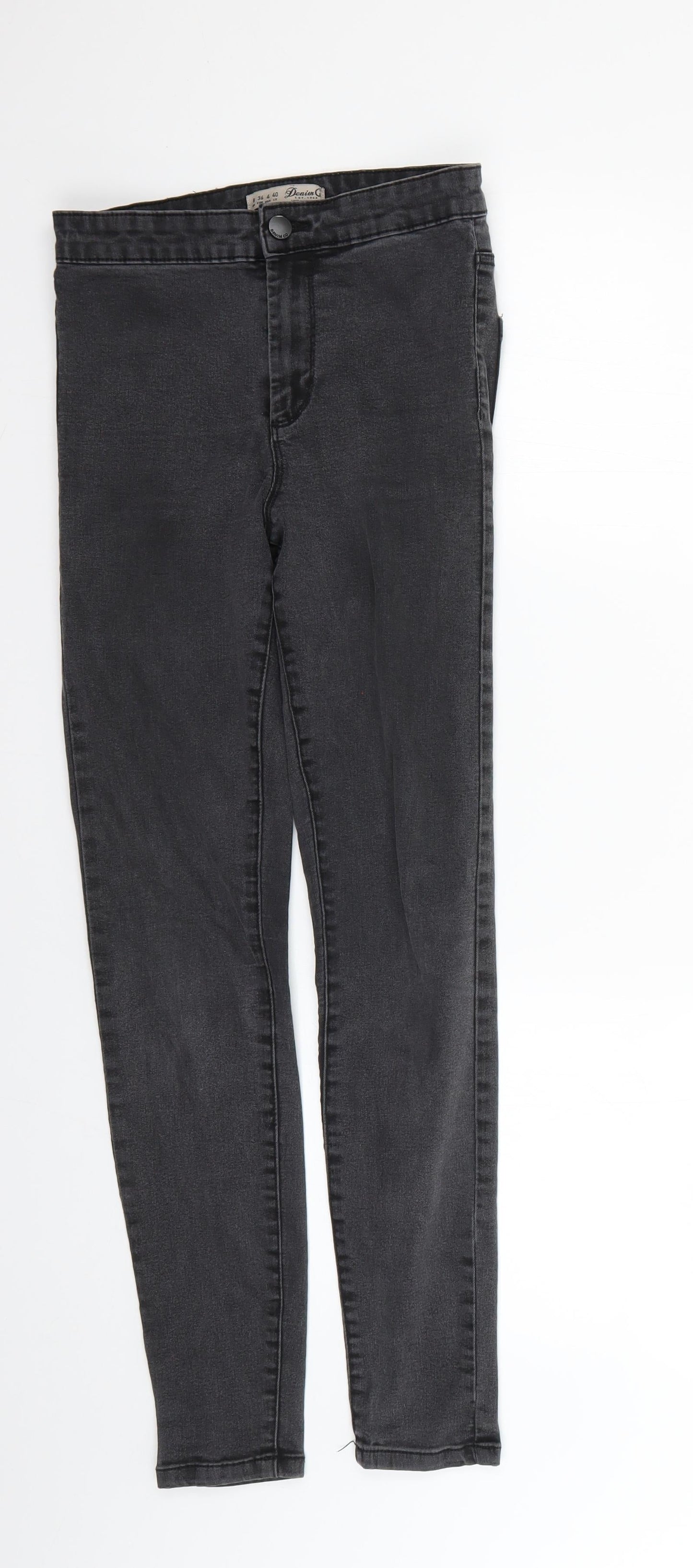 Denim & Co. Womens Grey   Skinny Jeans Size 8 L26 in