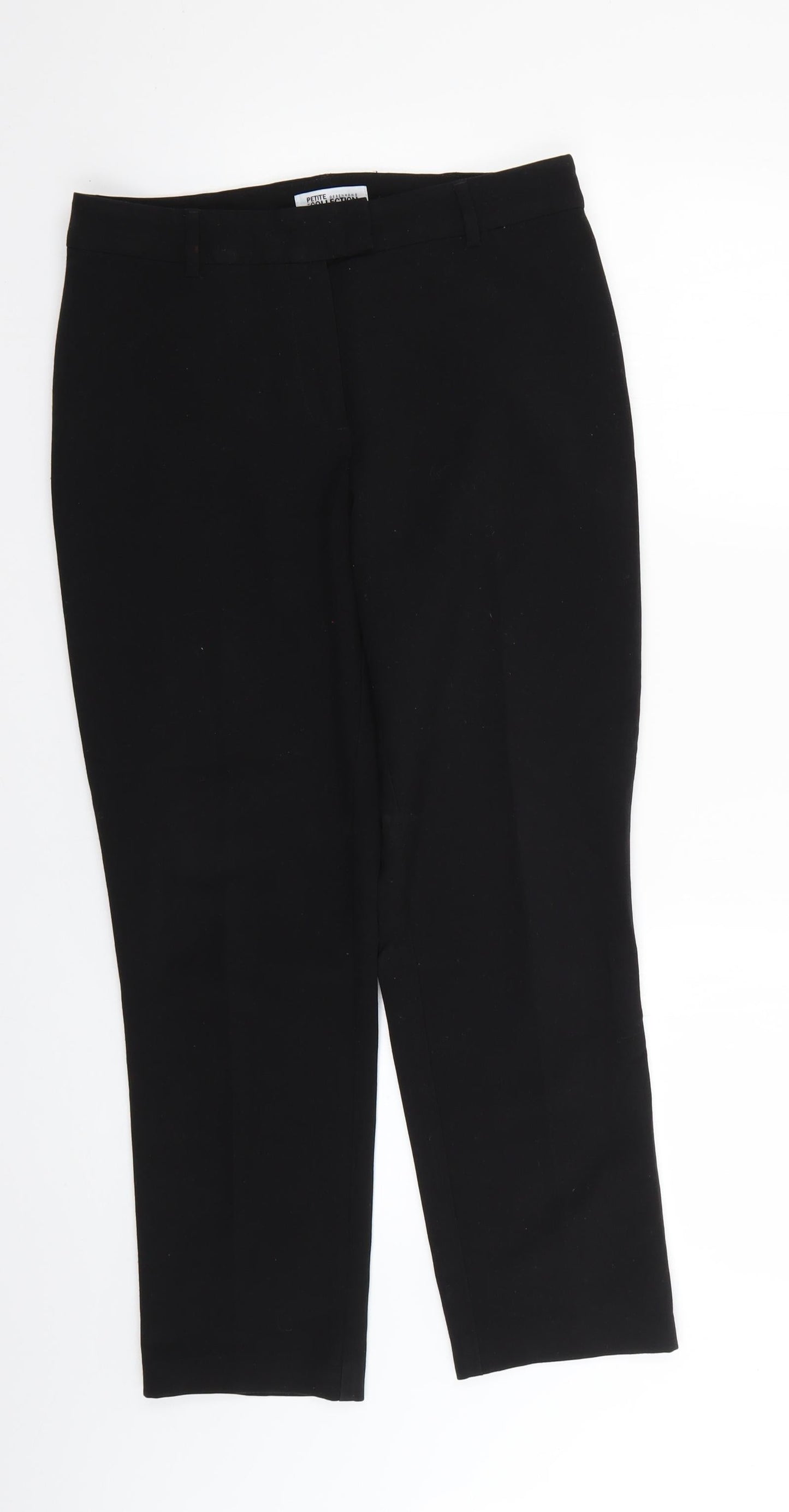 Womens UK Size 10 the collection Regular Fit  Black Trousers