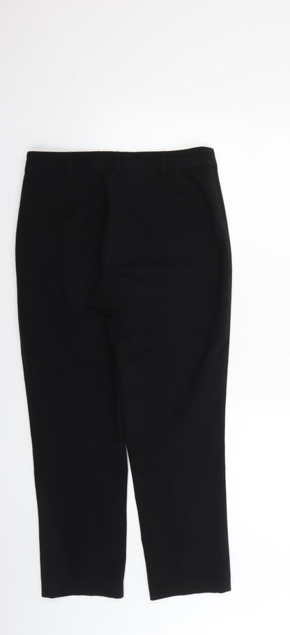Womens UK Size 10 the collection Regular Fit  Black Trousers