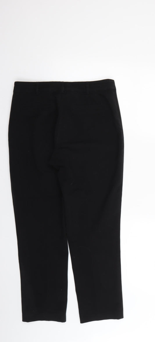 Womens UK Size 10 the collection Regular Fit  Black Trousers