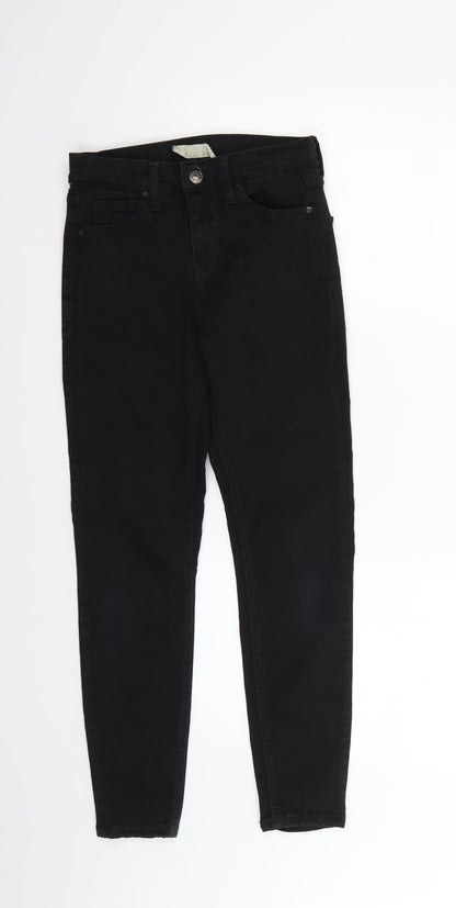 Preworn Mens Black   Skinny Jeans Size 28 L24 in