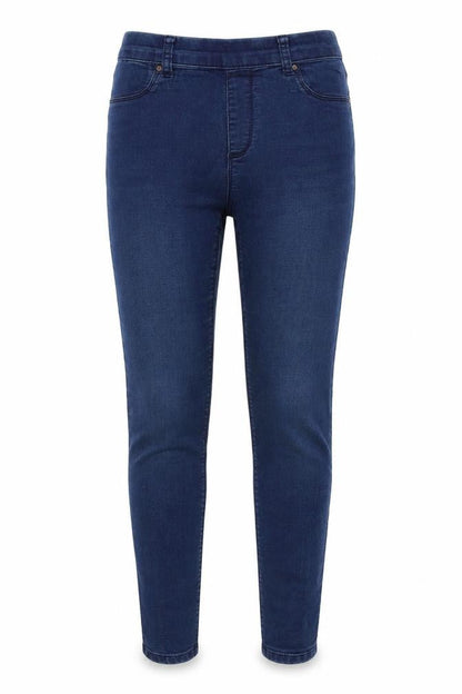 Womens UK Size 10 BHS Regular Fit Skinny Blue Jeans
