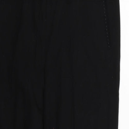 Womens UK Size 14 Marks and Spencer Regular Fit  Black Trousers