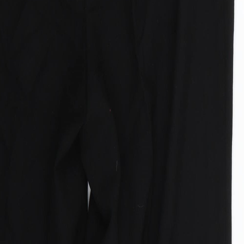 Womens UK Size 14 Marks and Spencer Regular Fit  Black Trousers