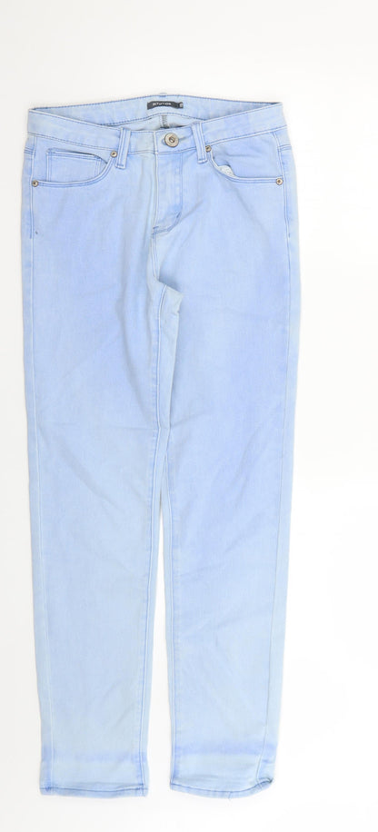 intuition Womens Blue   Skinny Jeans Size 10 L24 in