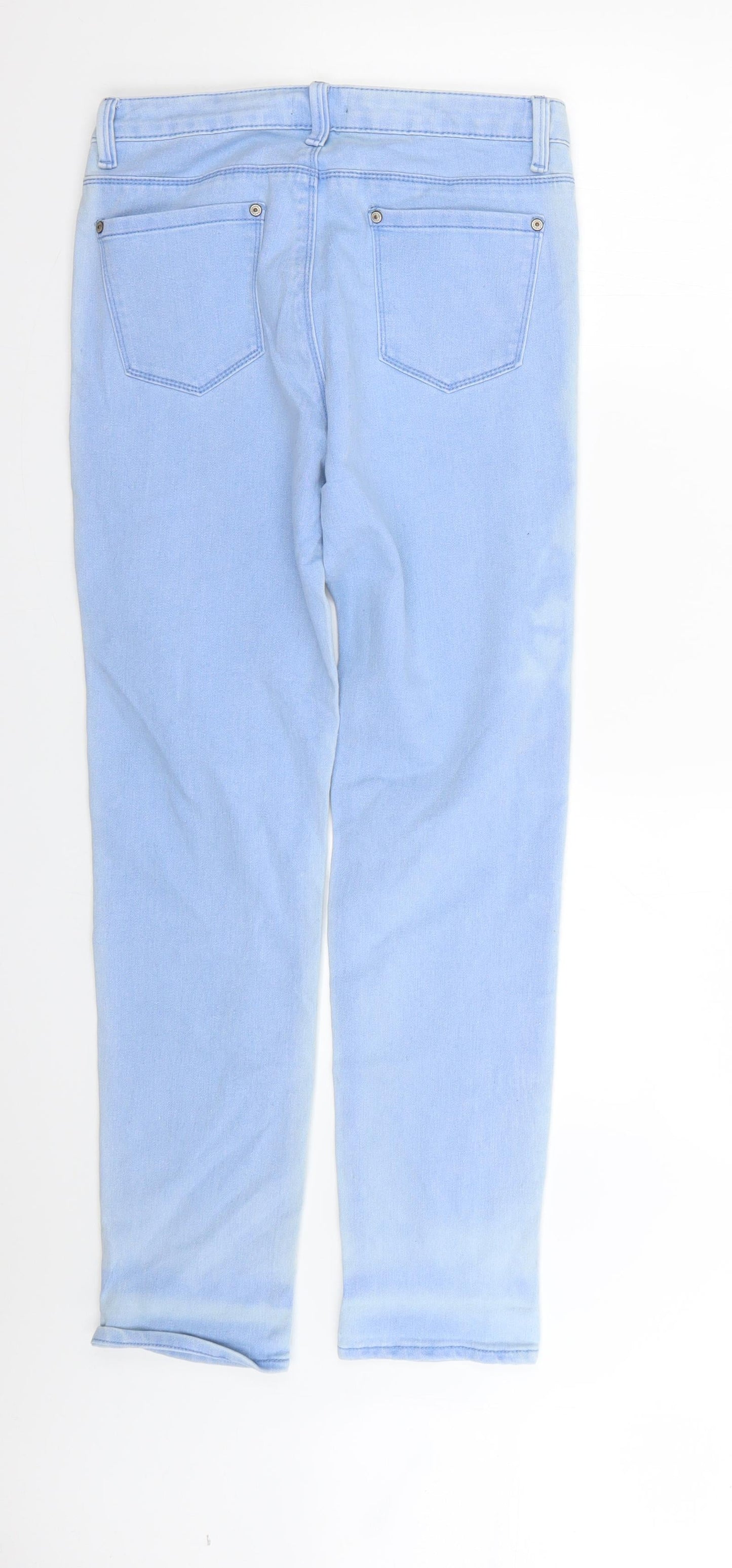 intuition Womens Blue   Skinny Jeans Size 10 L24 in