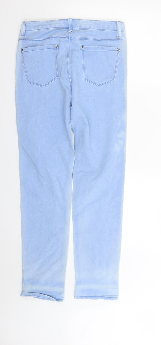 intuition Womens Blue   Skinny Jeans Size 10 L24 in