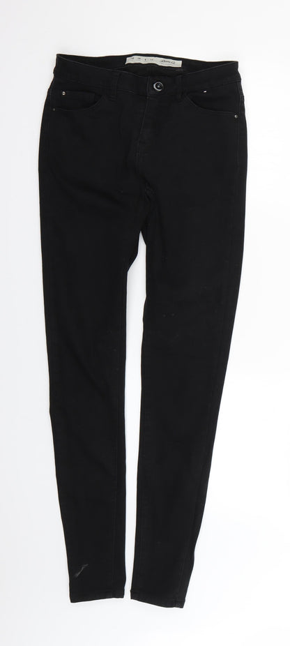 Denim & Co. Womens Black   Jegging Jeans Size 10 L27 in