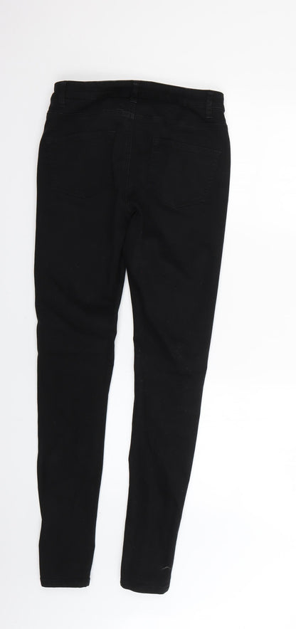 Denim & Co. Womens Black   Jegging Jeans Size 10 L27 in