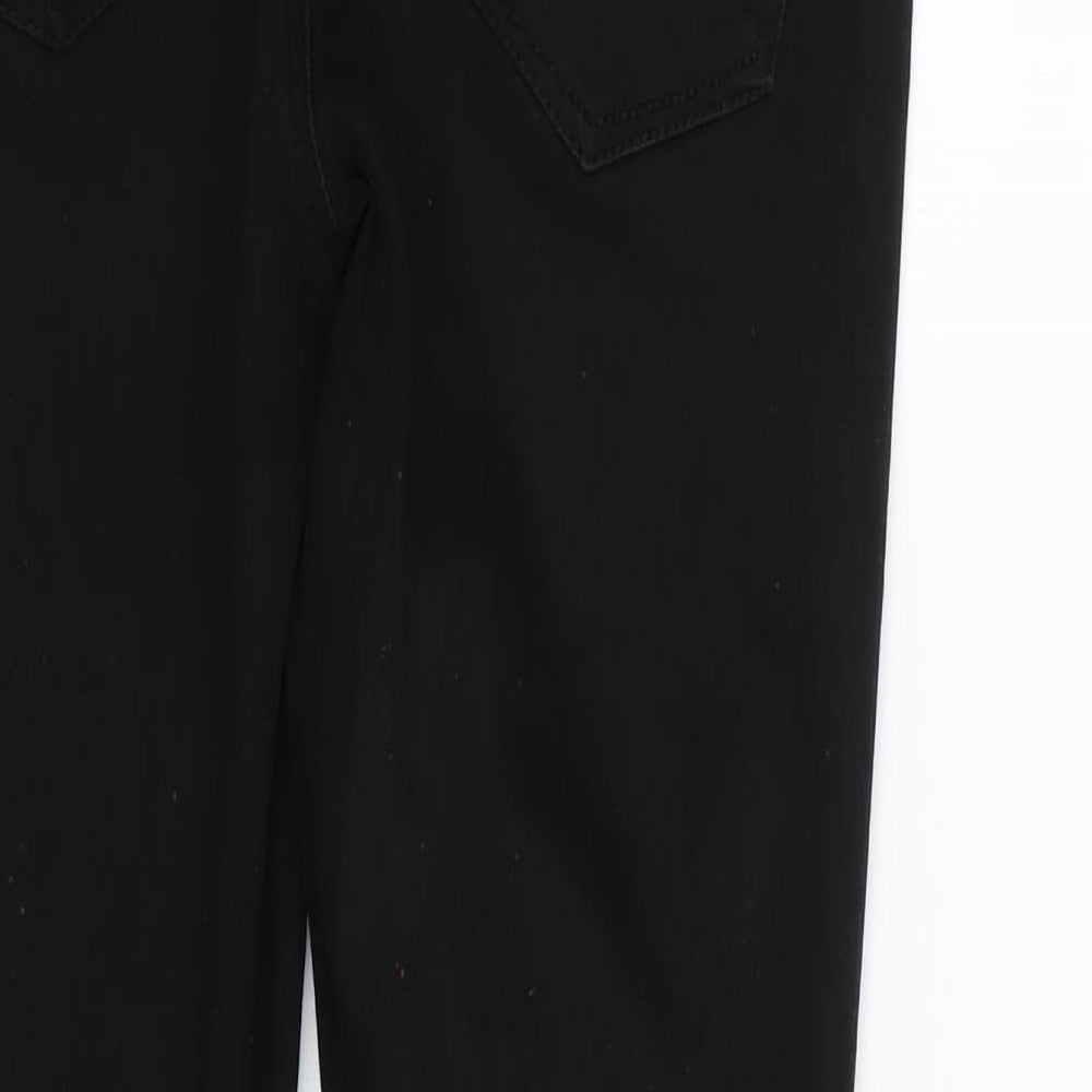 Denim & Co. Womens Black   Jegging Jeans Size 10 L27 in