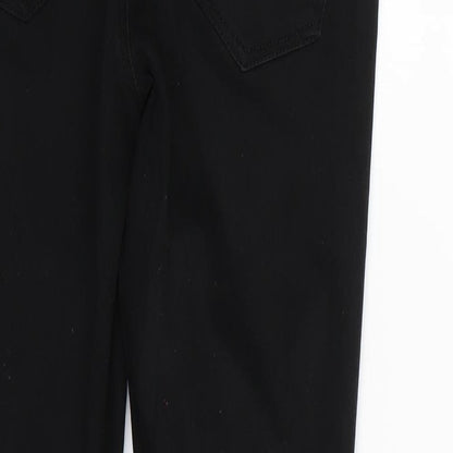 Denim & Co. Womens Black   Jegging Jeans Size 10 L27 in