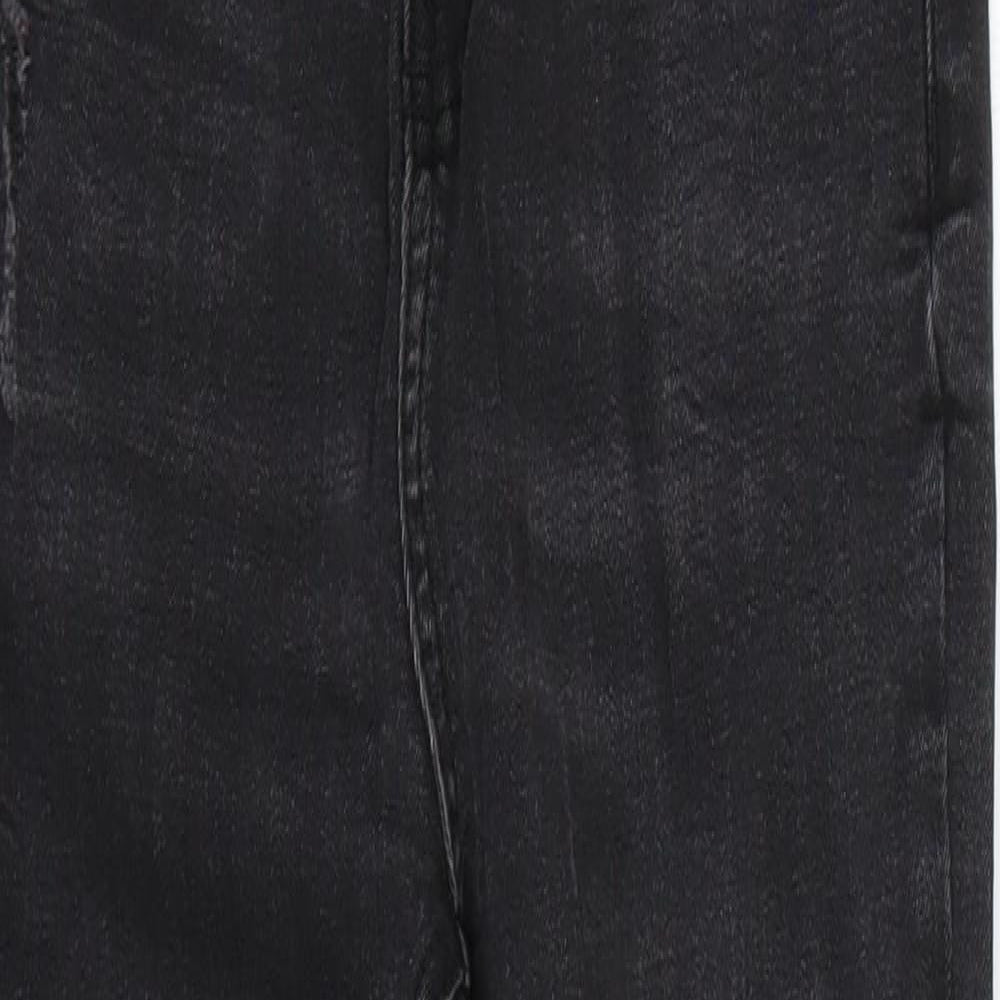 Denim & Co. Womens Grey   Skinny Jeans Size 12 L26 in