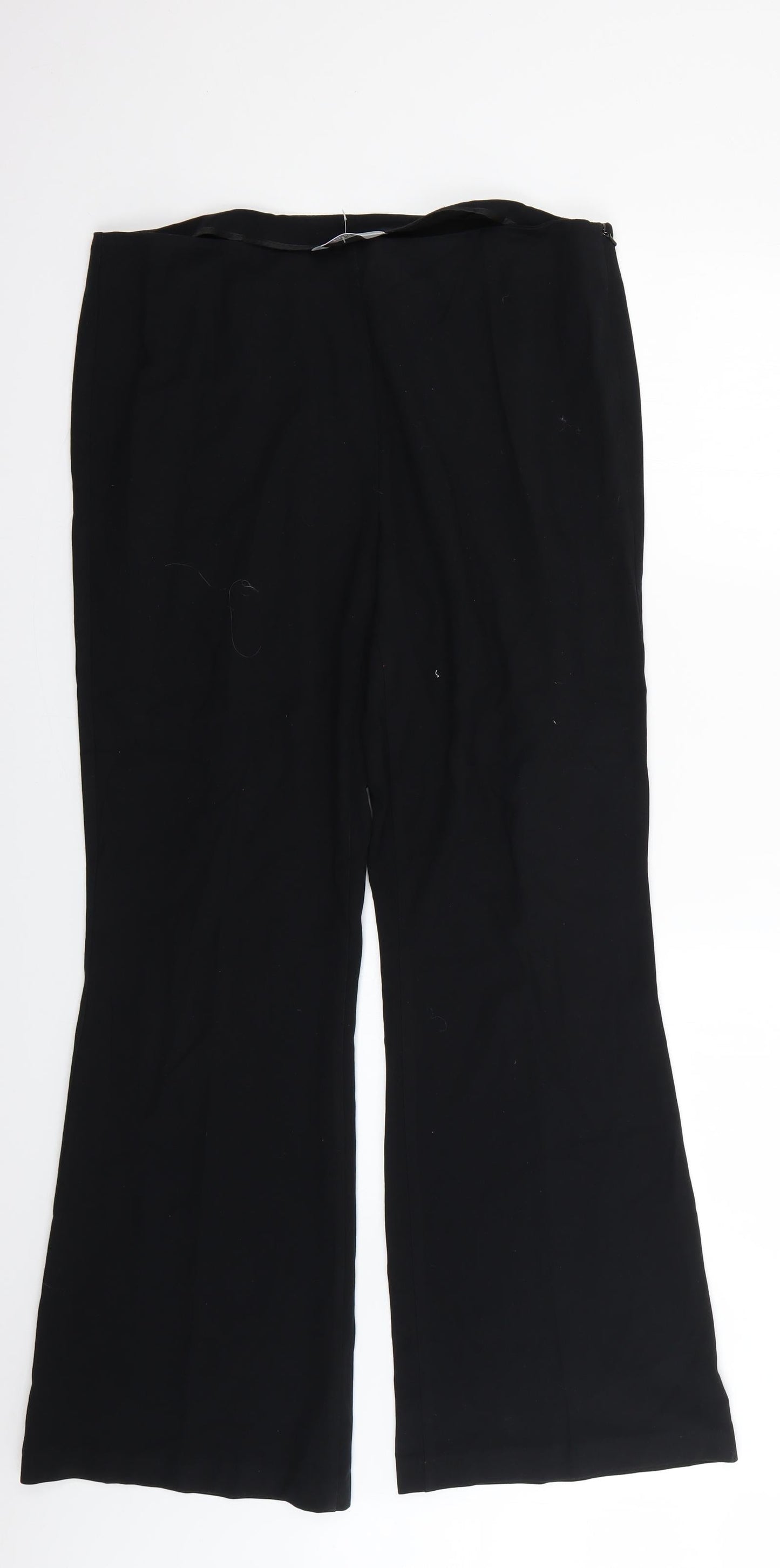 Womens UK Size 16 Marks and Spencer Regular Fit  Black Trousers