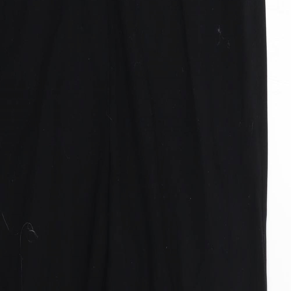 Womens UK Size 16 Marks and Spencer Regular Fit  Black Trousers