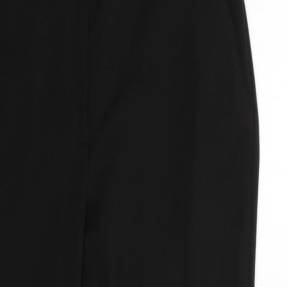 Womens UK Size 12 Very Regular Fit  Black Trousers