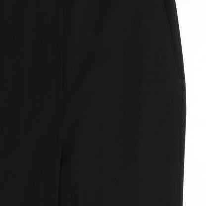 Womens UK Size 12 Very Regular Fit  Black Trousers