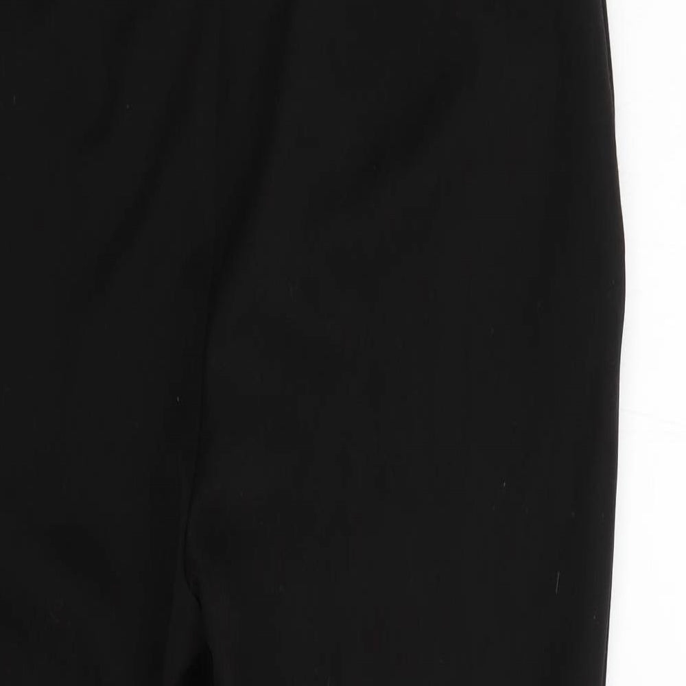 Womens UK Size 12 Very Regular Fit  Black Trousers