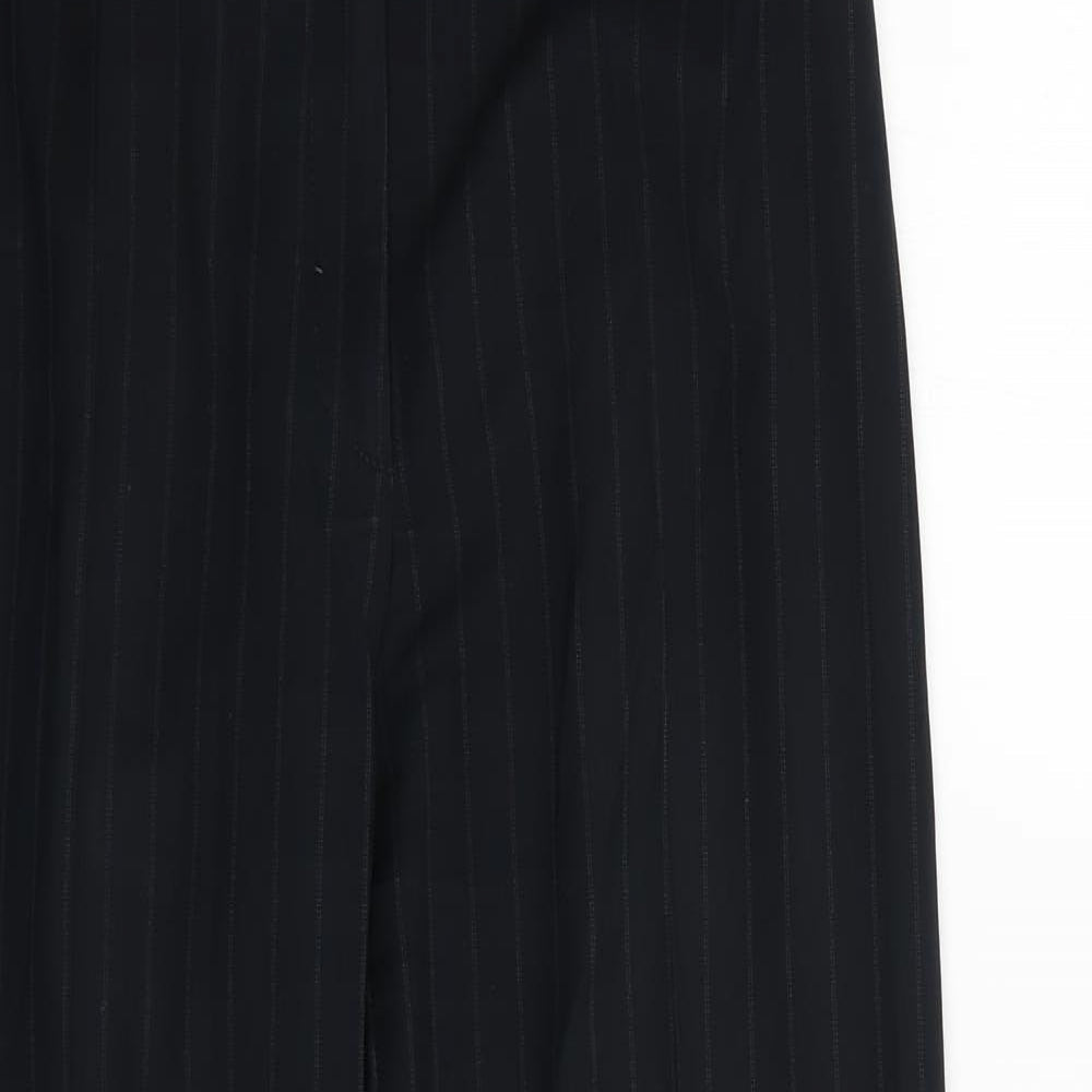 Womens UK Size 10 Marks and Spencer Regular Fit  Black Trousers