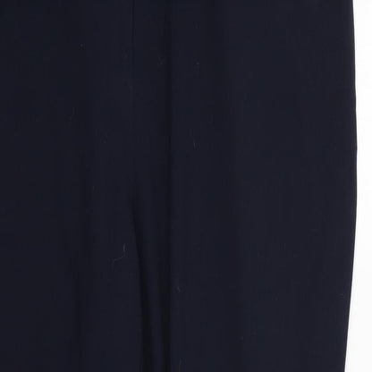 Womens UK Size 18 Marks and Spencer Regular Fit  Blue Trousers