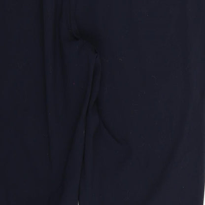 Womens UK Size 18 Marks and Spencer Regular Fit  Blue Trousers