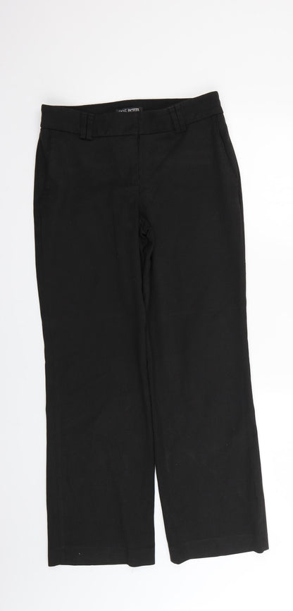 Womens UK Size 8 NEXT Regular Fit  Black Trousers