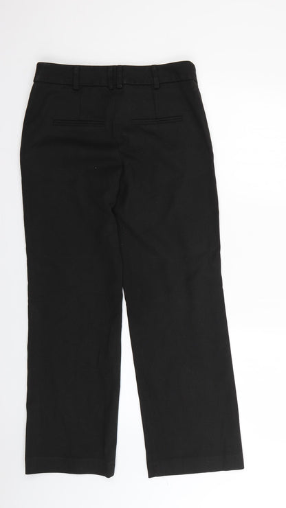 Womens UK Size 8 NEXT Regular Fit  Black Trousers