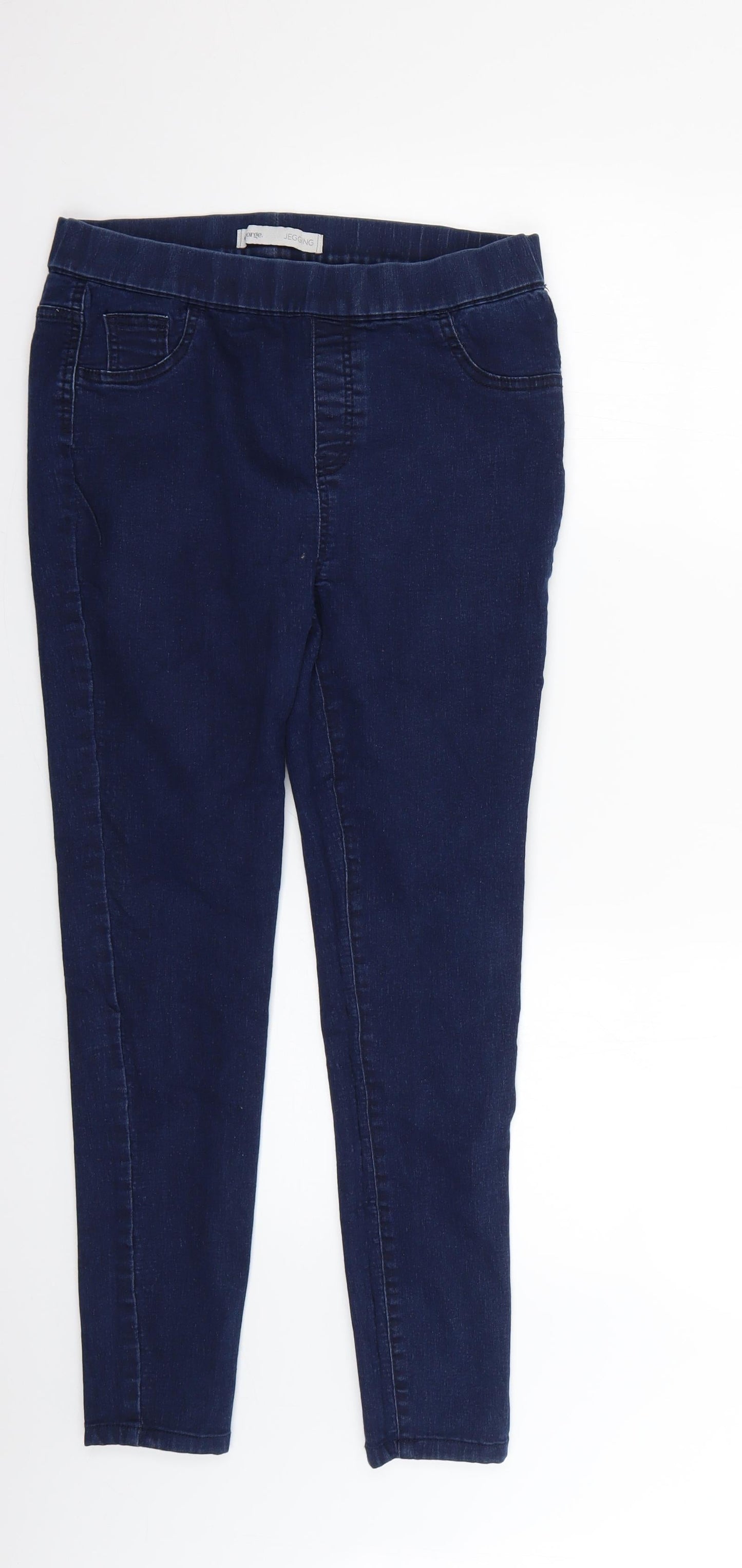 George Womens Blue   Skinny Jeans Size 14 L26 in