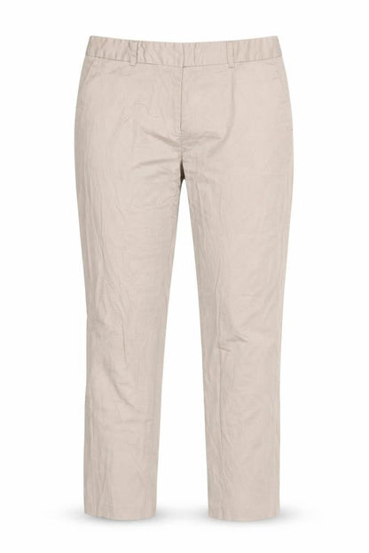 Front view of Atmosphere women’s beige trousers, size UK 10, 25-inch leg
