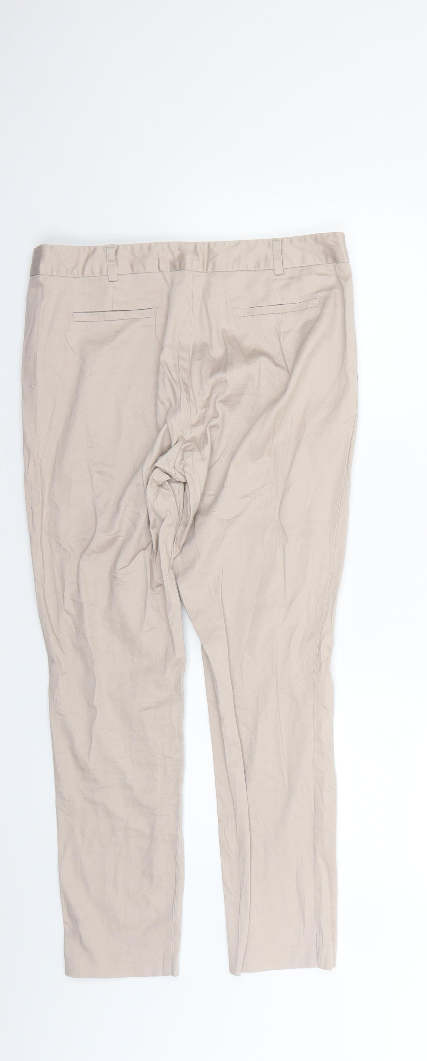 Womens UK Size 10 Atmosphere Regular Fit  Beige Trousers