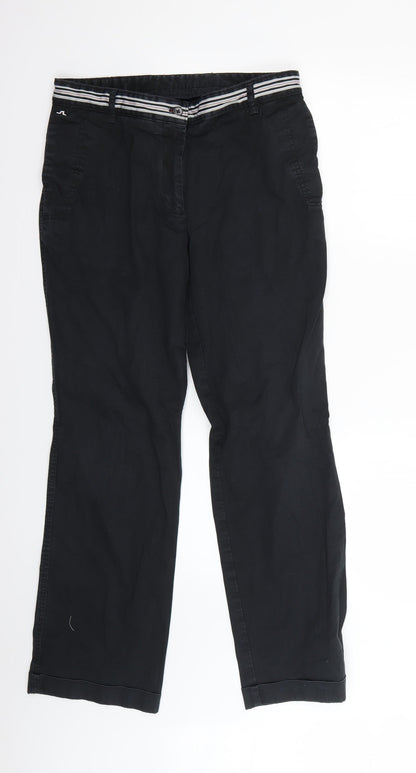 Mens UK Size 31 in Preworn Regular Fit Straight Black Jeans