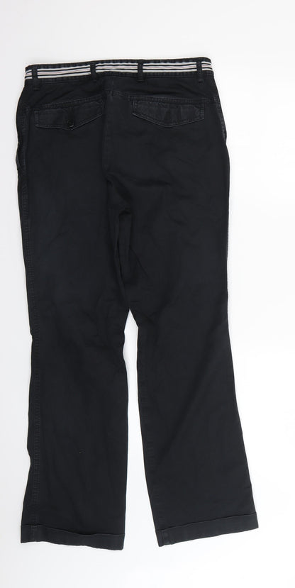 Mens UK Size 31 in Preworn Regular Fit Straight Black Jeans